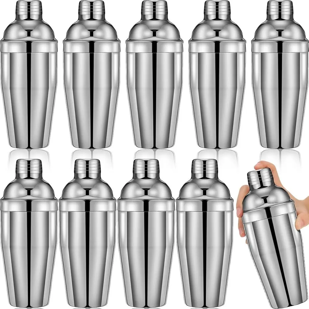 18.6 oz Stainless Steel Cocktail Shaker with Built-in Strainer for Bartending and Party Drinks (Silver)
18.6 oz Stainless Steel Cocktail Shaker with Built-in Strainer for Bartending and Party Drinks (Silver)