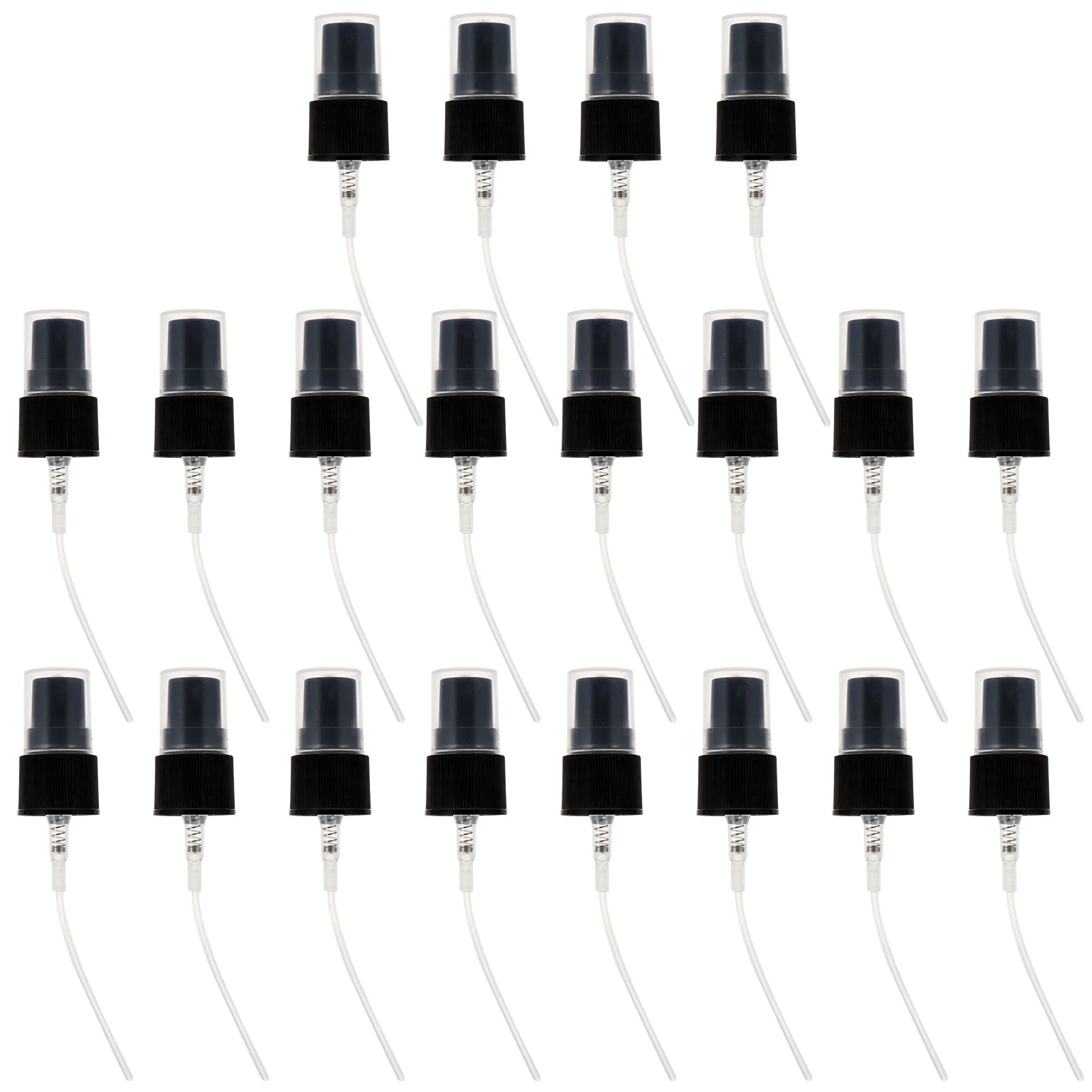 20 Pcs Black Spray Tops 20 410 Pump Nozzles Reusable Plastic Bottle Sprayer Heads for Essential Oil Alcohol Cleaning Perfume
20 Pcs Black Spray Tops 20 410 Pump Nozzles Reusable Plastic Bottle Sprayer Heads for Essential Oil Alcohol Cleaning Perfume