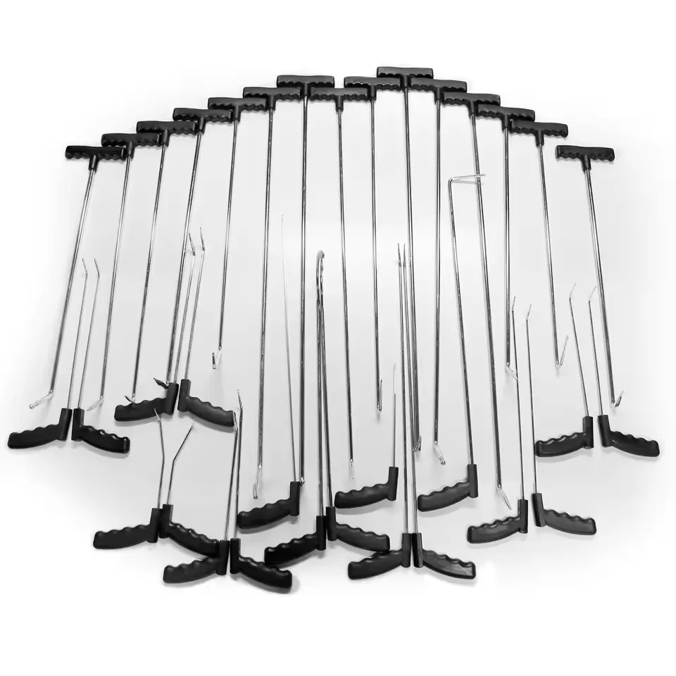 34-Piece Car PDR Professional Dent Removal Hook Set PDR Tool Pry Bar Crowbar
34-Piece Car PDR Professional Dent Removal Hook Set PDR Tool Pry Bar Crowbar