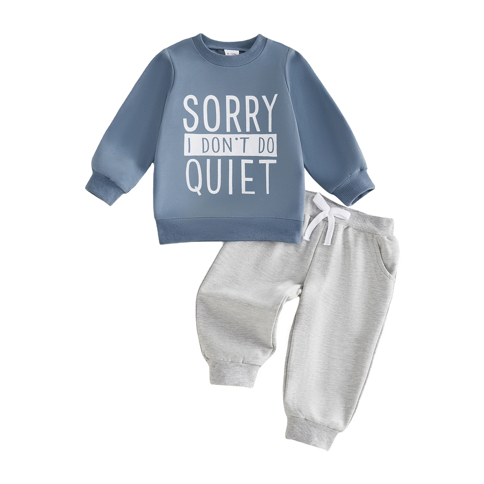 Toddler Baby Boys Fall Outfit Fashion Long Sleeve Letters Print Pullover with Pants 2Pcs Set
Toddler Baby Boys Fall Outfit Fashion Long Sleeve Letters Print Pullover with Pants 2Pcs Set