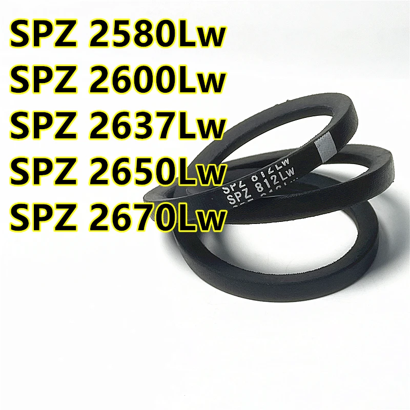 High-Speed Oil Resistant Rubber Transmission Belt SPZ2580 SPZ2600 SPZ2637 SPZ2650 SPZ2670 LW Narrow V-Belt
High-Speed Oil Resistant Rubber Transmission Belt SPZ2580 SPZ2600 SPZ2637 SPZ2650 SPZ2670 LW Narrow V-Belt