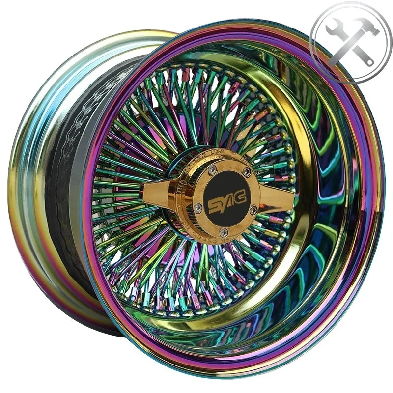 Custom Reverse Hot Sale 19 Inch Passenger Car Multi Spoke Chrome Wire Wheels Retro Auto Refit Rims
Custom Reverse Hot Sale 19 Inch Passenger Car Multi Spoke Chrome Wire Wheels Retro Auto Refit Rims