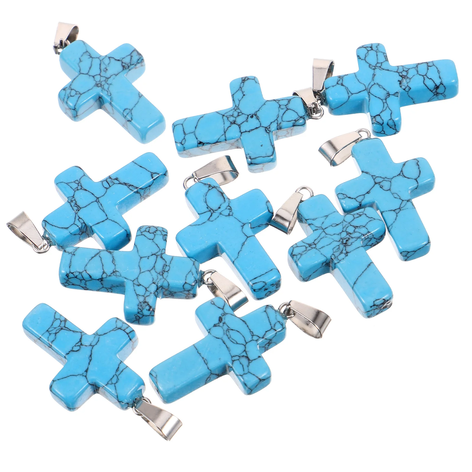 10Pcs Cross Charms Crystal Agate Vintage Style Small Pendants for DIY Jewelry Making Necklace Earrings Bracelets
10Pcs Cross Charms Crystal Agate Vintage Style Small Pendants for DIY Jewelry Making Necklace Earrings Bracelets