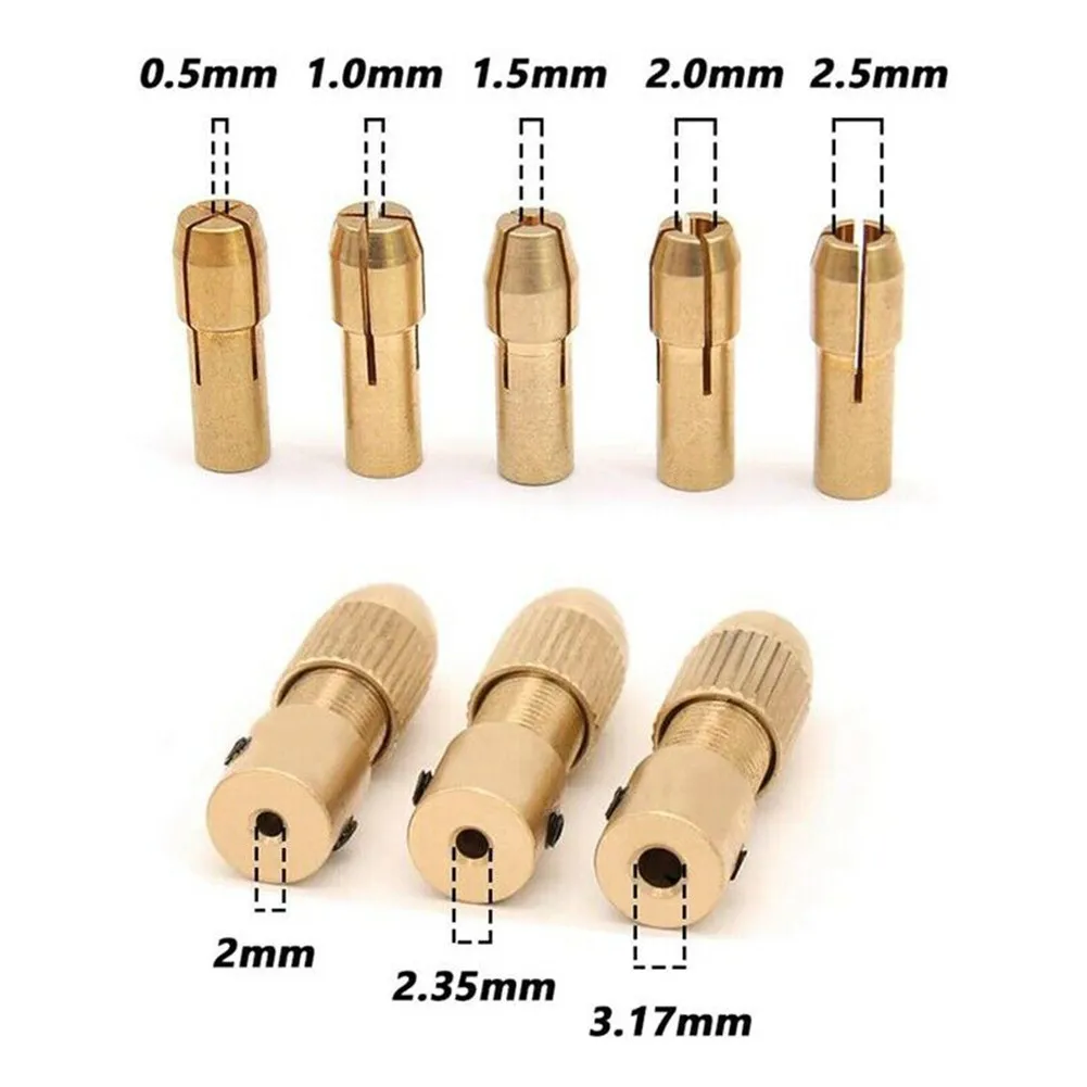 Набор латунных сверлильных патронов, 3 шт., малые цанговые патроны 0,53 мм, для электродрелей и ручных дрелей, аксессуары для сверления дерева и АБС-пластика
Набор латунных сверлильных патронов, 3 шт., малые цанговые патроны 0,53 мм, для электродрелей и ручных дрелей, аксессуары для сверления дерева и АБС-пластика
