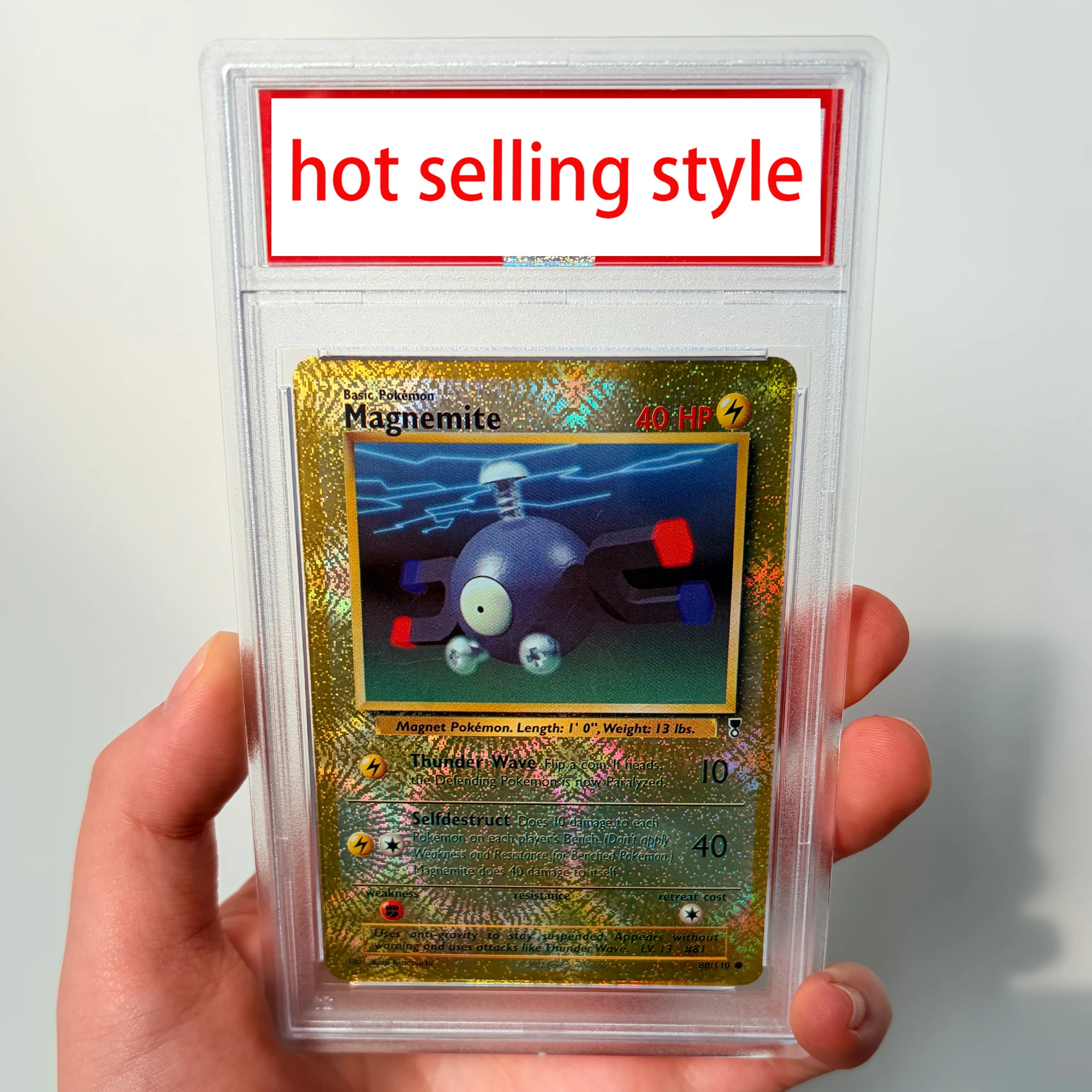 Diy Self Made Ptcg Magnemite Копия Рейтинг карты Преломление Цвет Flash Ptcg Magnemite Коллекционная карта Аниме карты Подарочные игрушки
Diy Self Made Ptcg Magnemite Копия Рейтинг карты Преломление Цвет Flash Ptcg Magnemite Коллекционная карта Аниме карты Подарочные игрушки