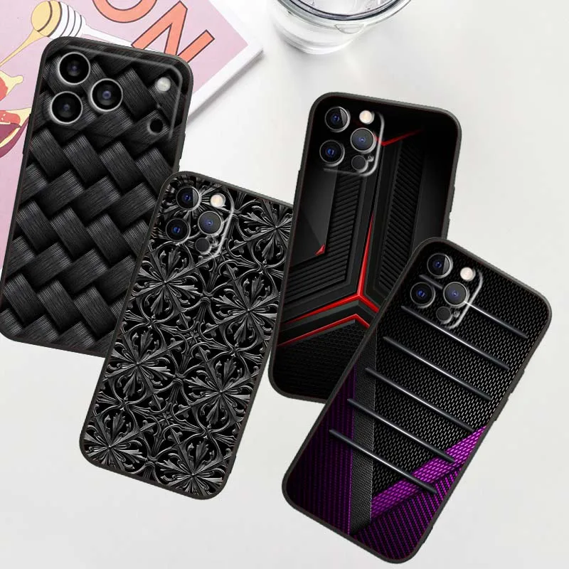 Carbon brazing style pattern Phone Case For Apple iPhone 17 16 16E 15 14 13 12 11 Pro Max Plus Air Black Soft Silicone Cover
Carbon brazing style pattern Phone Case For Apple iPhone 17 16 16E 15 14 13 12 11 Pro Max Plus Air Black Soft Silicone Cover