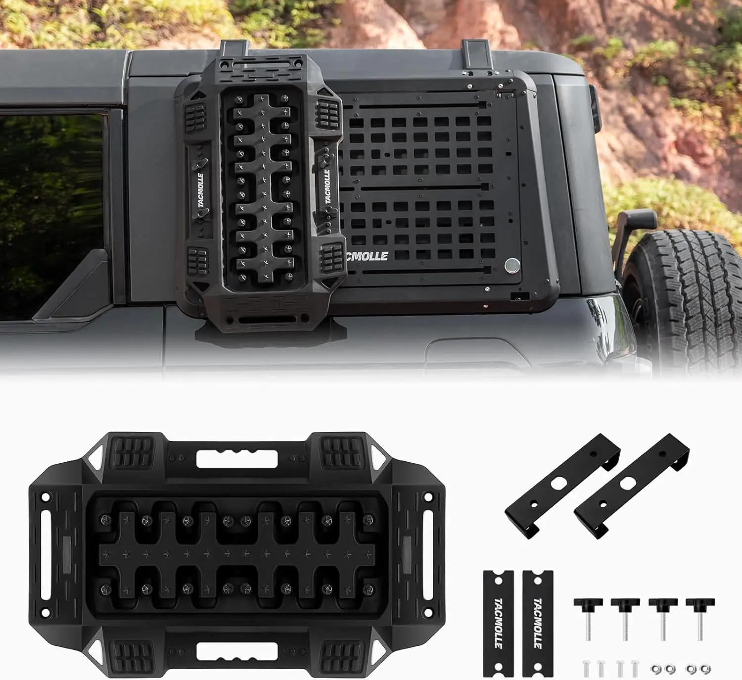 Recovery Board - Panel Offroad Traction Board Mounting Kit for Sand Mud Snow Ramps Recovery Tracks Traction Mats
Recovery Board - Panel Offroad Traction Board Mounting Kit for Sand Mud Snow Ramps Recovery Tracks Traction Mats