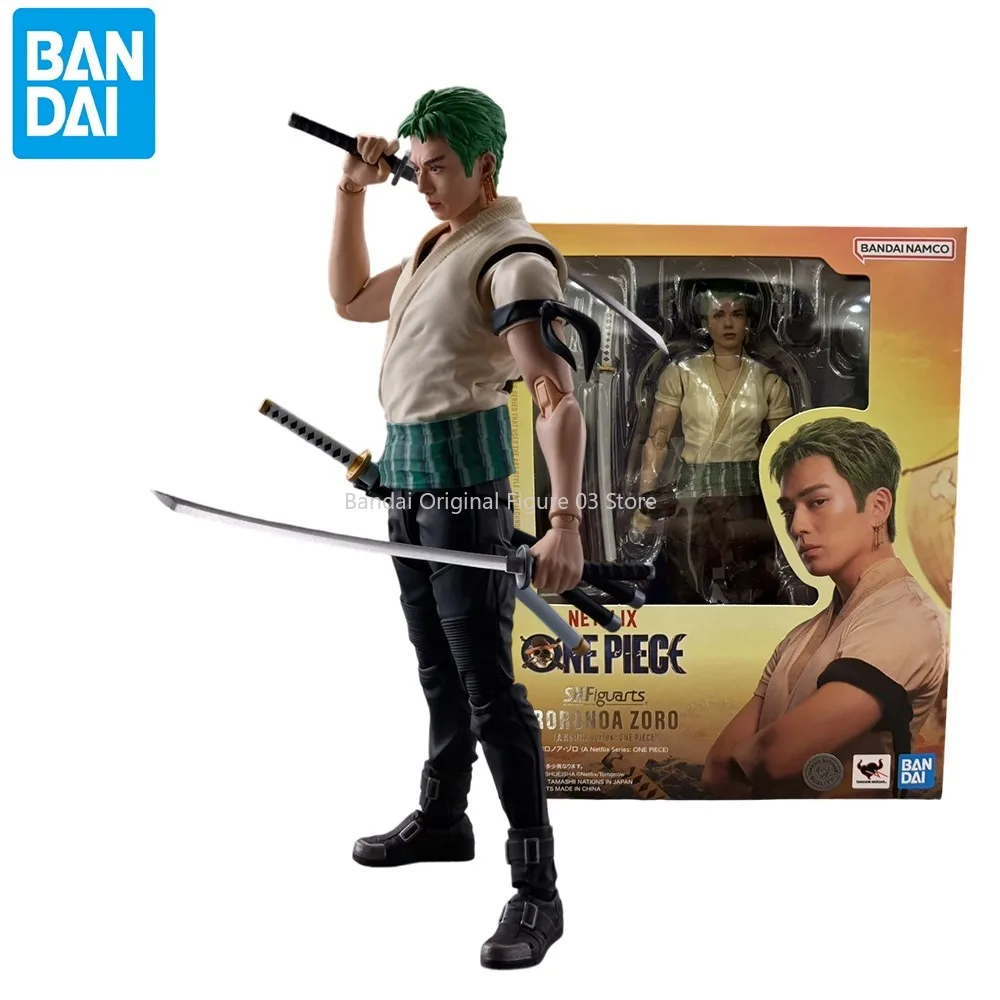 Original Bandai S.H.Figuarts Roronoa Zoro A Netflix Series One Piece 16cm PVC Anime Action Figure Model Toy Gift Collection
Original Bandai S.H.Figuarts Roronoa Zoro A Netflix Series One Piece 16cm PVC Anime Action Figure Model Toy Gift Collection