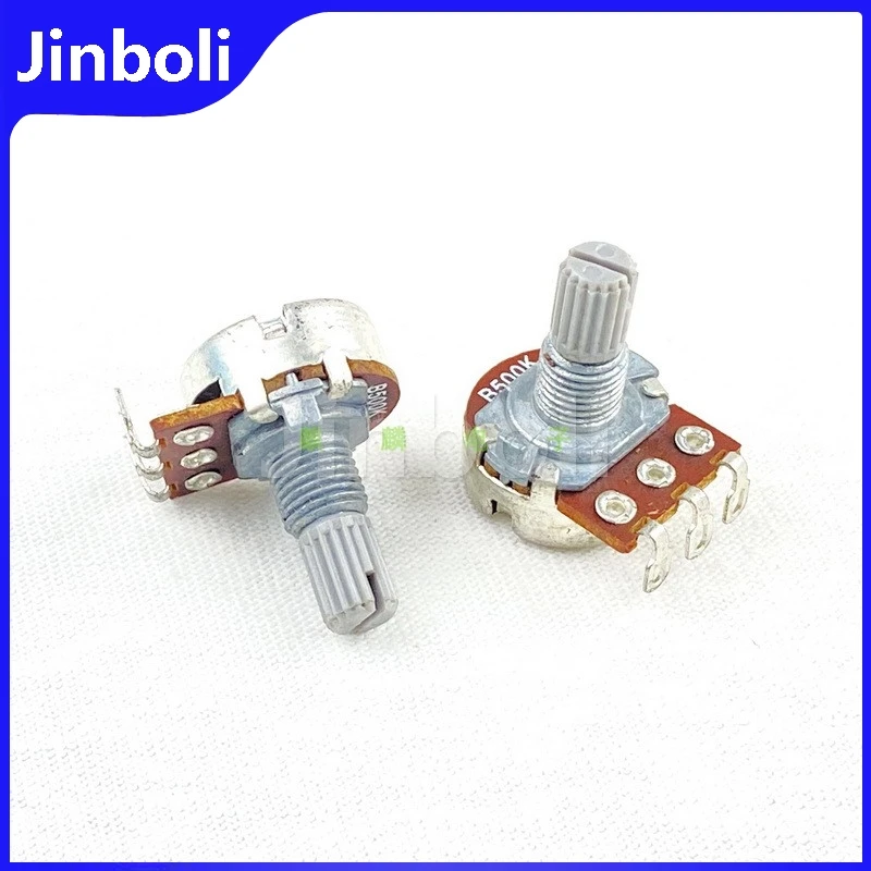 3PCS 16 Type 3-Pin Single Potentiometer B500K Threading Hole Feet Electric Guitar Bass Volume Tone Control Flower Shaft 15MM
3PCS 16 Type 3-Pin Single Potentiometer B500K Threading Hole Feet Electric Guitar Bass Volume Tone Control Flower Shaft 15MM