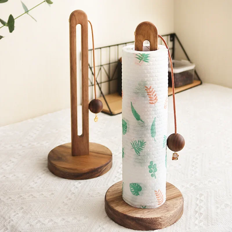Solid Wood Paper Towel Holder Kitchen Punch-free Roll Paper Storage Rack Rag Plastic Wrap Bag Vertical Storage Rack
Solid Wood Paper Towel Holder Kitchen Punch-free Roll Paper Storage Rack Rag Plastic Wrap Bag Vertical Storage Rack