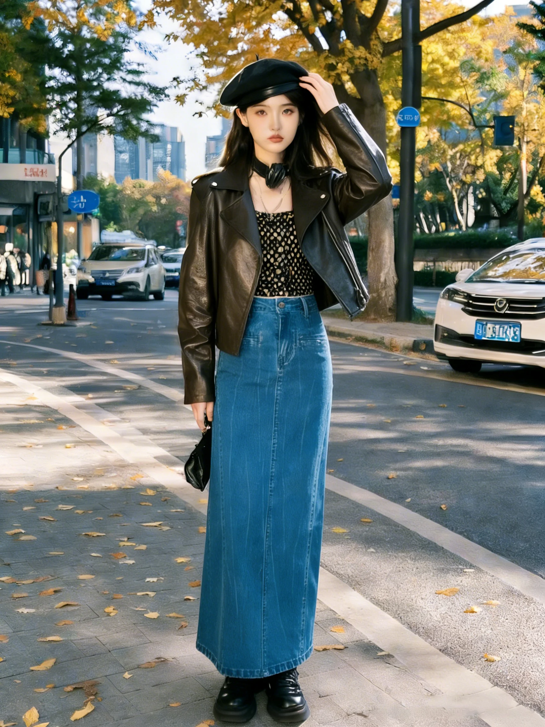 Fashionable Retro Split Denim Skirt Women's High Waist Design Sensation Straight Leg Skirt Spring 2026
Fashionable Retro Split Denim Skirt Women's High Waist Design Sensation Straight Leg Skirt Spring 2026