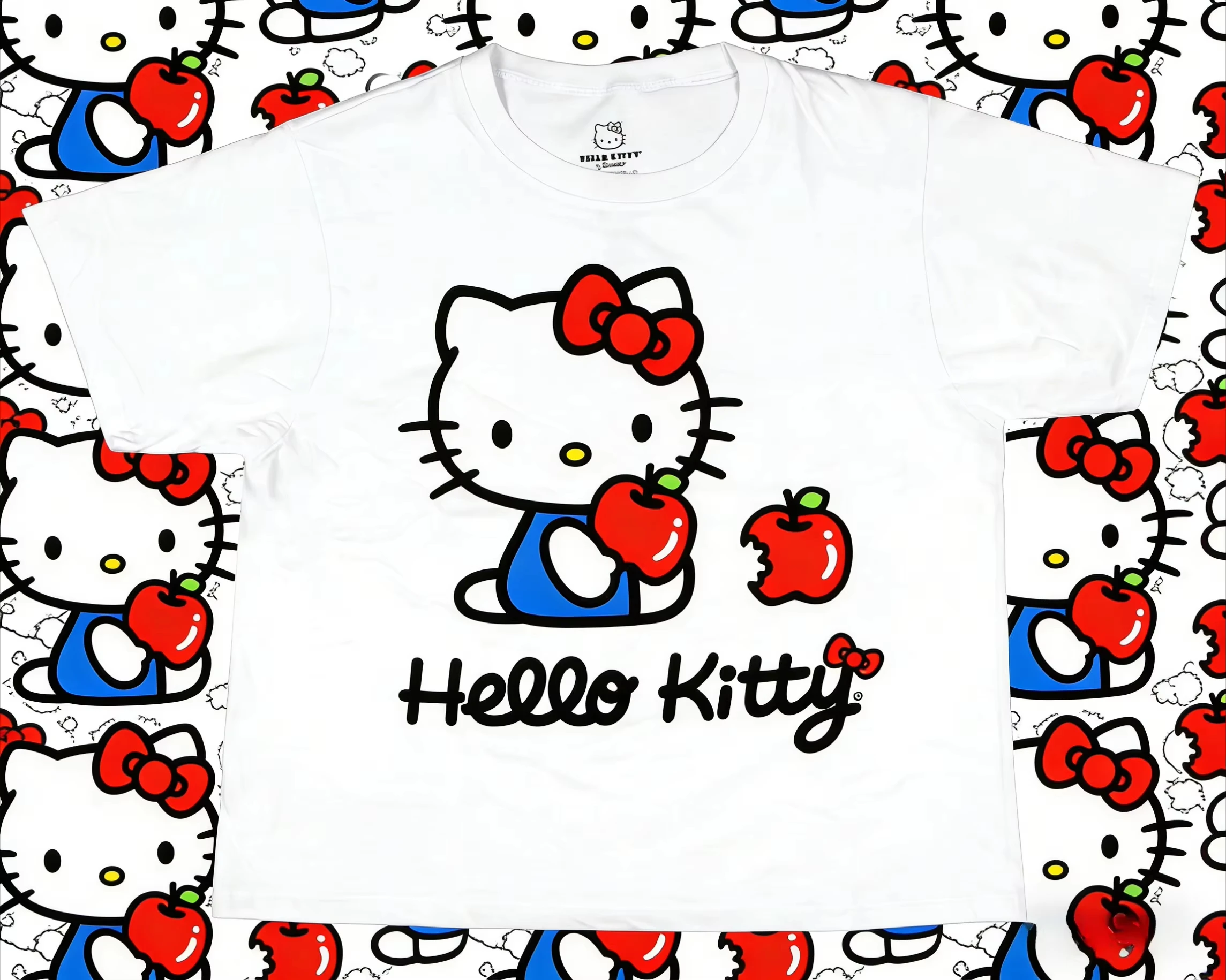 2026 new Summer HelloKitty Cartoon Graphic Tee, Casual Short Sleeve Cotton Tops for Adults Kids, Lovely Kawaii Streetwear Style
2026 new Summer HelloKitty Cartoon Graphic Tee, Casual Short Sleeve Cotton Tops for Adults Kids, Lovely Kawaii Streetwear Style