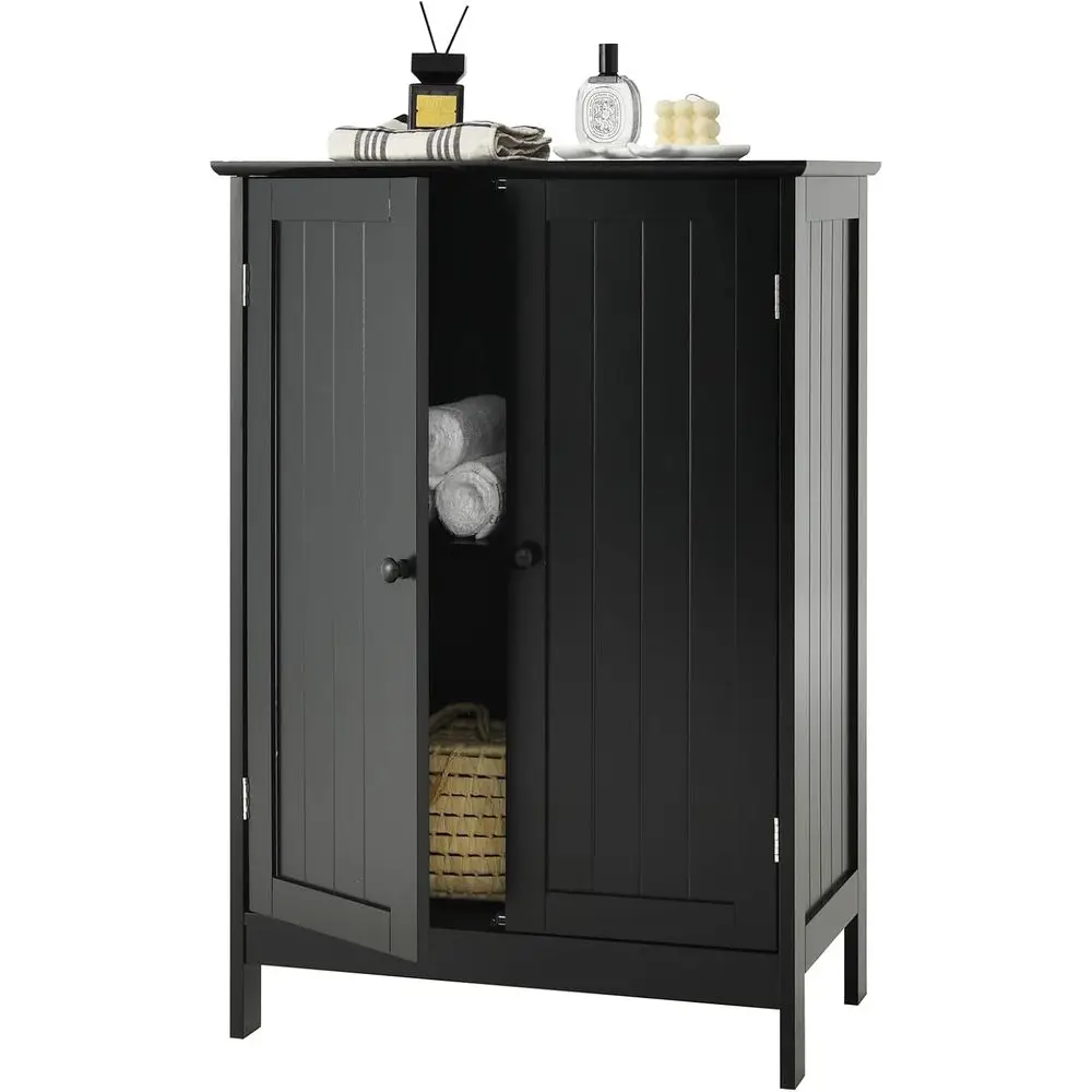 Double Door Wooden Storage Cabinet, 23.5 x 14 x 34, Ideal for Bathroom, Living Room, Entryway, Black
Double Door Wooden Storage Cabinet, 23.5 x 14 x 34, Ideal for Bathroom, Living Room, Entryway, Black