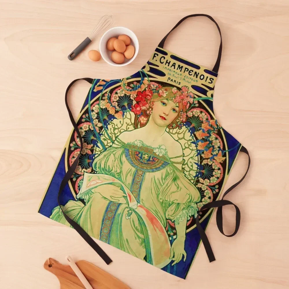 F. Champenois Imprimeur-Editeur, by Alphonse Mucha Apron Kitchens Men Women's Dresses Apron
F. Champenois Imprimeur-Editeur, by Alphonse Mucha Apron Kitchens Men Women's Dresses Apron