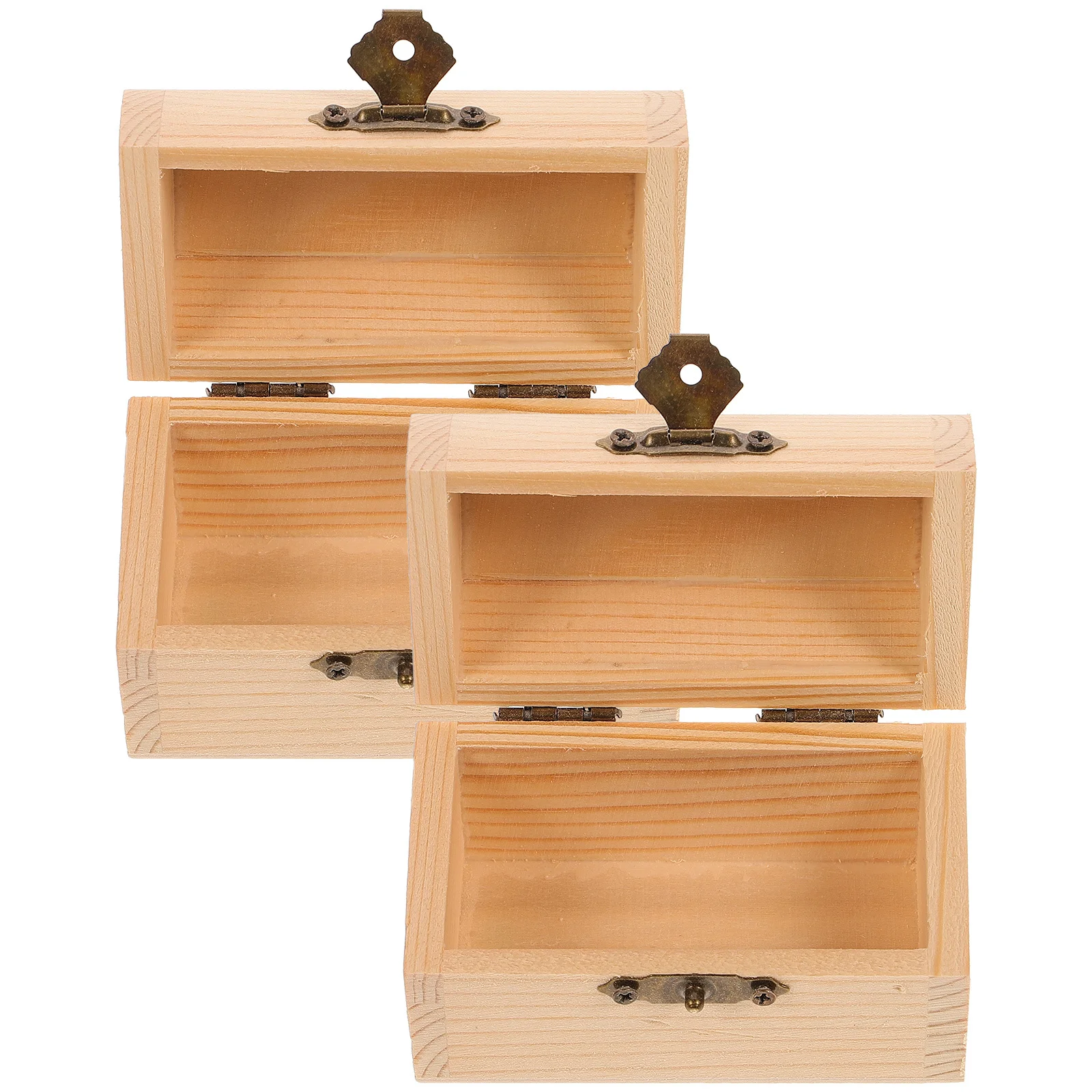 2Pcs Solid Wood Treasure Boxes Small Arc Design Storage Chest Wooden Jewelry Candy Gift Box Wood Treasure Box Wooden Gift Case
2Pcs Solid Wood Treasure Boxes Small Arc Design Storage Chest Wooden Jewelry Candy Gift Box Wood Treasure Box Wooden Gift Case