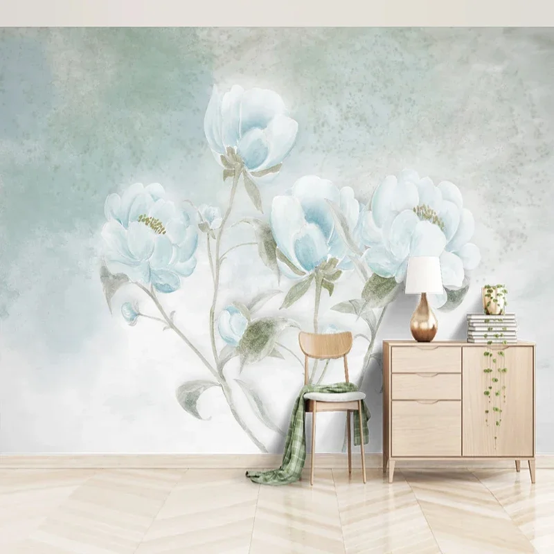 Custom Photo Wallpaper European Retro Blue Rose Art Mural For Living Room Bedroom Home Decor Waterproof 3D Wall Covering Fresco
Custom Photo Wallpaper European Retro Blue Rose Art Mural For Living Room Bedroom Home Decor Waterproof 3D Wall Covering Fresco
