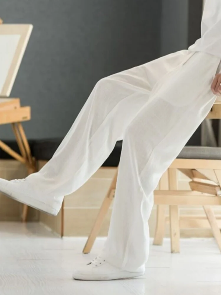 Мужские летние свободные брюки с широкими штанинами, драпированные, из хлопка и льна, прямые, повседневные, длинные, больших размеров, дышащие, тонкие
Мужские летние свободные брюки с широкими штанинами, драпированные, из хлопка и льна, прямые, повседневные, длинные, больших размеров, дышащие, тонкие