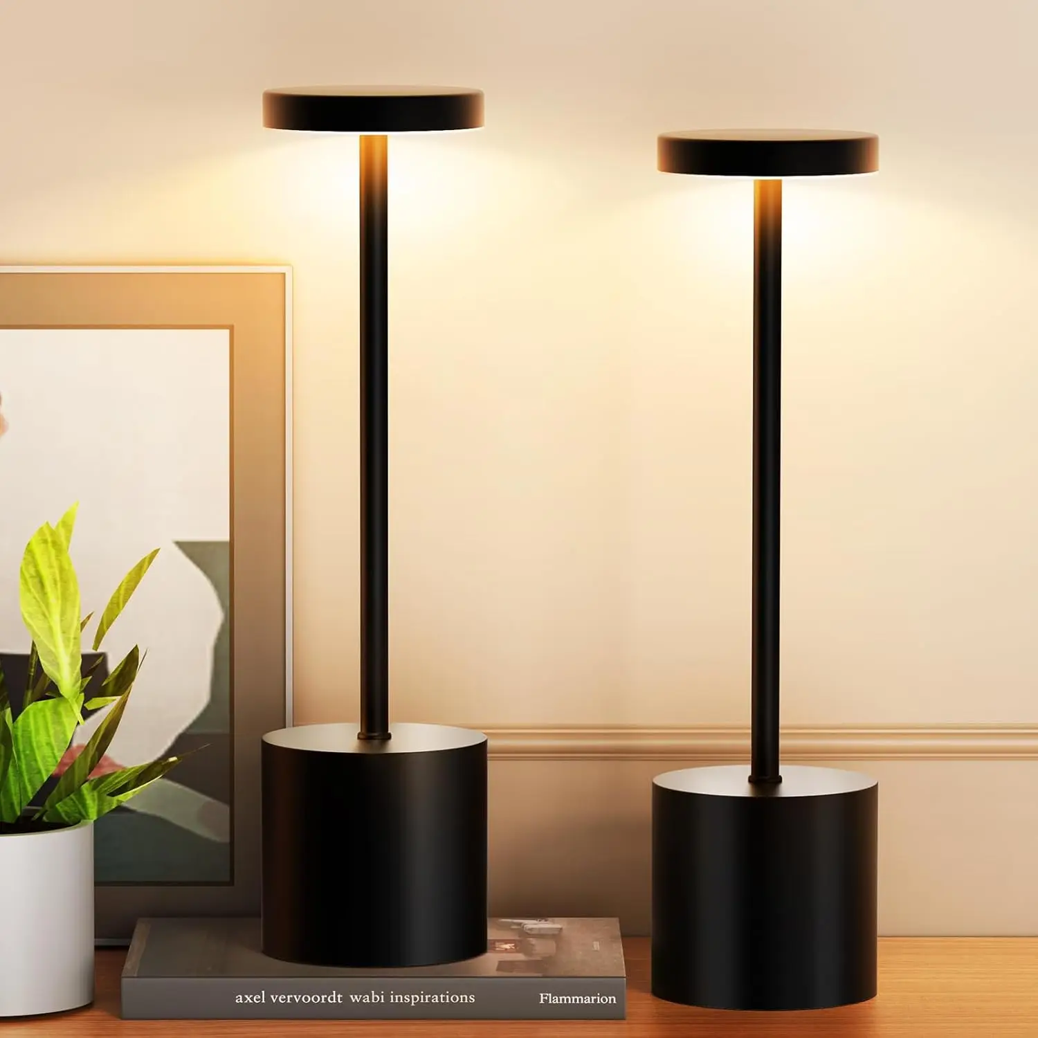 Rechargeable Table Lamp Touch Lamps Cordless Desk Lamp Battery Operated Lamp with 3-Color Dimmable for Bedroom Bedside Light
Rechargeable Table Lamp Touch Lamps Cordless Desk Lamp Battery Operated Lamp with 3-Color Dimmable for Bedroom Bedside Light