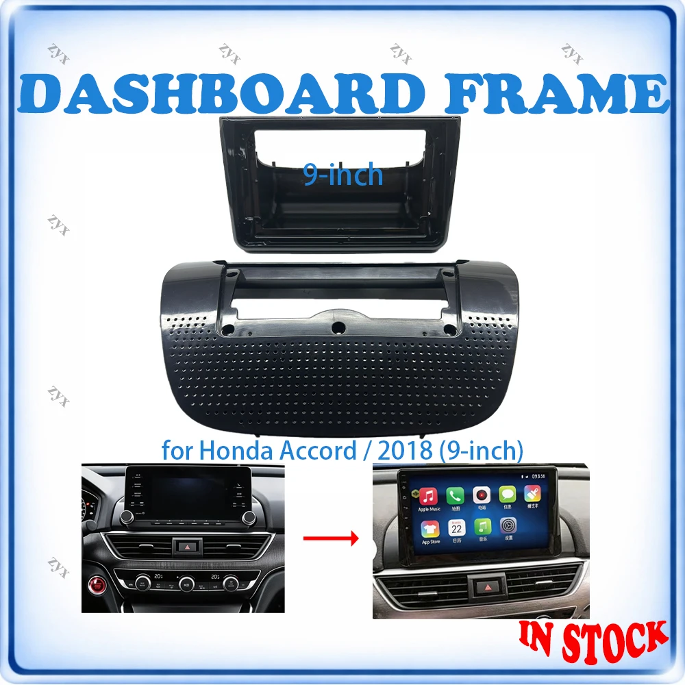 Car Radio Fascia Frame For Honda Accord 10th Gen 2018 9 inch With Canbus & Wiring Harness Car Accessories Plug & Play
Car Radio Fascia Frame For Honda Accord 10th Gen 2018 9 inch With Canbus & Wiring Harness Car Accessories Plug & Play
