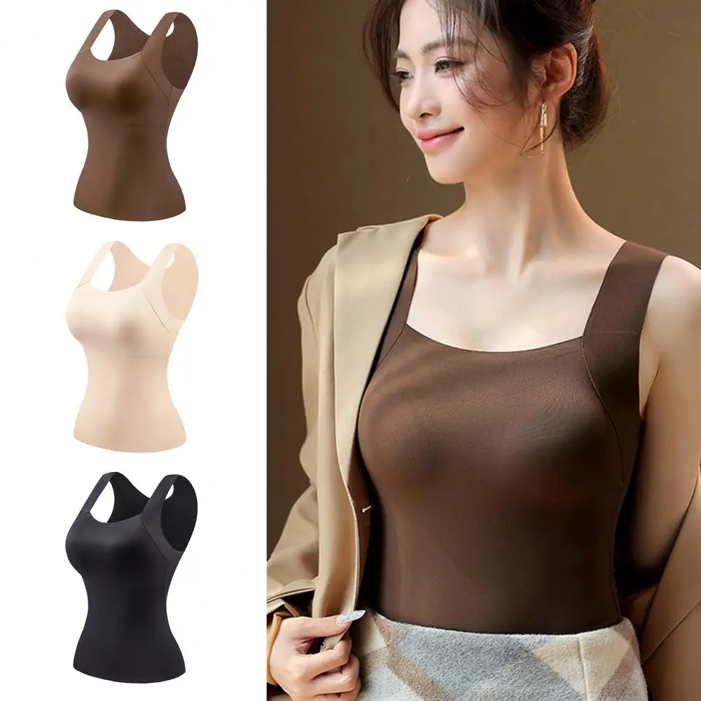 Velvet Thermal Base Layer Top Women's Seamless Velvet Thermal Base Layer Vest with Built-in Chest Pads for Fast for Winter
Velvet Thermal Base Layer Top Women's Seamless Velvet Thermal Base Layer Vest with Built-in Chest Pads for Fast for Winter