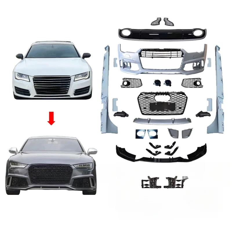 Hot selling Factory Price Car Parts Body Kit for 2012-2015 Face lift to 2016-2018 Style.
Hot selling Factory Price Car Parts Body Kit for 2012-2015 Face lift to 2016-2018 Style.