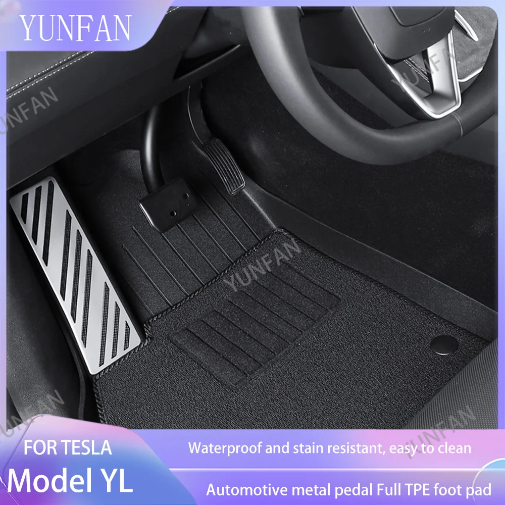 TPE Car Floor Mats Waterproof Non-slip Full Set For Tesla New Model YL 2026 All Season Auto Foot Pad Trunk Mat Car Accessories
TPE Car Floor Mats Waterproof Non-slip Full Set For Tesla New Model YL 2026 All Season Auto Foot Pad Trunk Mat Car Accessories