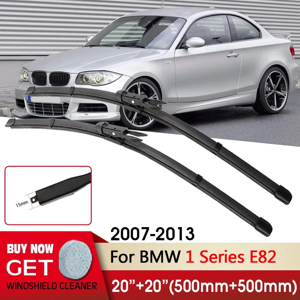 Car Wiper RHD&LHD Front Wiper Blade 20"+20" For BMW 1 Series E82 2007-2013 Fit Pinch Tab Arm Windshield Windscreen Front Window
Car Wiper RHD&LHD Front Wiper Blade 20"+20" For BMW 1 Series E82 2007-2013 Fit Pinch Tab Arm Windshield Windscreen Front Window