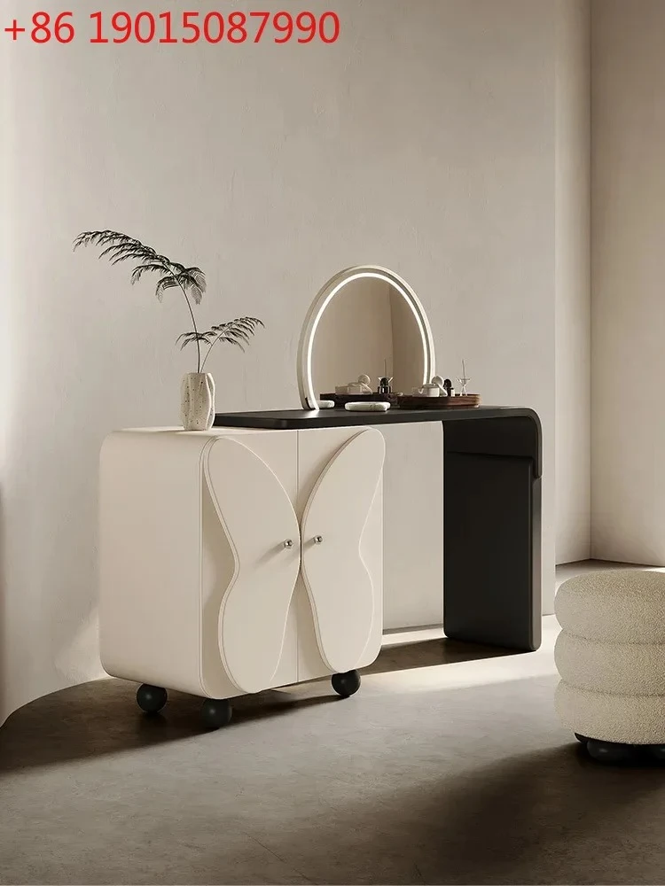 Italian Cream Style Butterfly Dresser Chest of Drawers Integrated Modern Light Luxury Bedroom Makeup Table with Mirror
Italian Cream Style Butterfly Dresser Chest of Drawers Integrated Modern Light Luxury Bedroom Makeup Table with Mirror