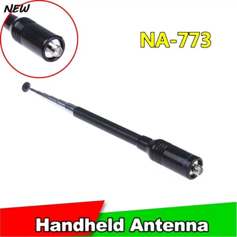 NA-773 SMA-F UHF+VHF Handheld Telescopic Antenna for BAOFENG UV-5R/82/B5/B6 888S
NA-773 SMA-F UHF+VHF Handheld Telescopic Antenna for BAOFENG UV-5R/82/B5/B6 888S