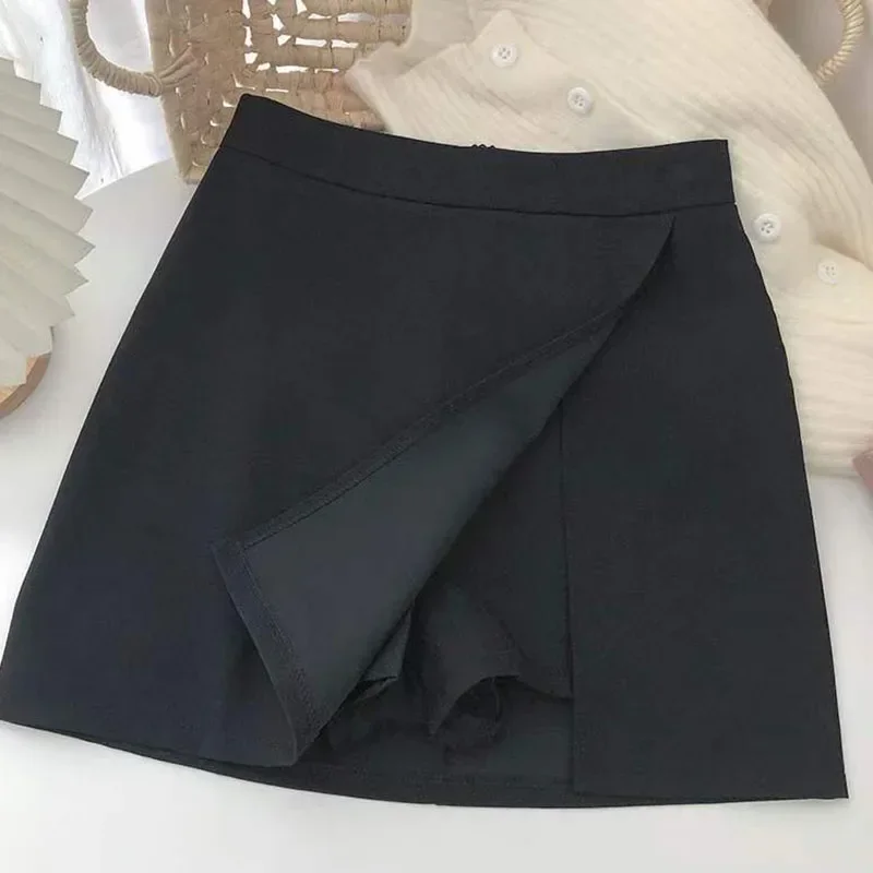 Schwarz Grau Frauen Röcke A-Linie Корейскийischen Stil Hohe Taille Geteilt Minirock Frau Einfache Yalssige로드ro Шорты Röcke 2024
Schwarz Grau Frauen Röcke A-Linie Корейскийischen Stil Hohe Taille Geteilt Minirock Frau Einfache Yalssige로드ro Шорты Röcke 2024