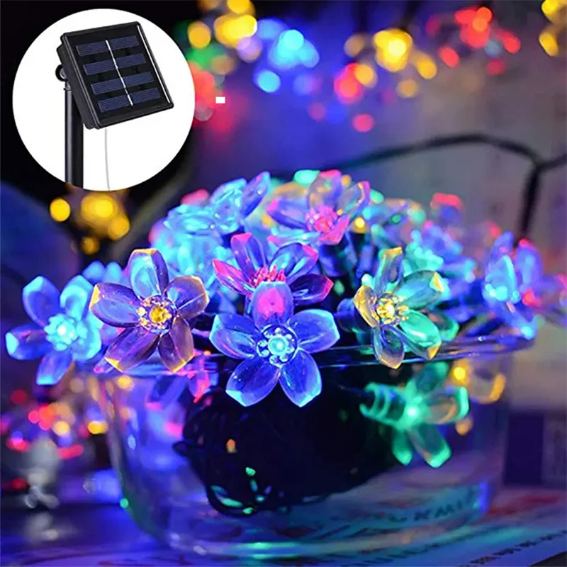 Solar String 8Mode Waterproof Flower Christmas Lights Outdoor 23ft 50LED Garden Blossom Lighting Party Home Decoration
Solar String 8Mode Waterproof Flower Christmas Lights Outdoor 23ft 50LED Garden Blossom Lighting Party Home Decoration