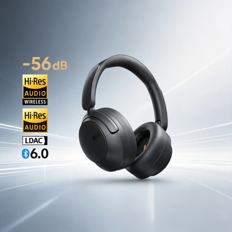 ANC Wireless Headphone H3S 56dB Noise Canceling Hi-Res 3D Spatial Audio Earphone with LDAC Bluetooth 6.0 Over Ear Headset
ANC Wireless Headphone H3S 56dB Noise Canceling Hi-Res 3D Spatial Audio Earphone with LDAC Bluetooth 6.0 Over Ear Headset
