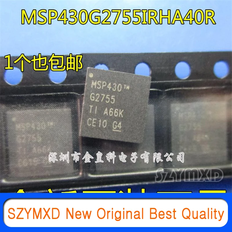 5 шт./лот, новый оригинальный MSP430G2755 MSP430G2755IRHA40R QFN импорт, быстрая доставка
5 шт./лот, новый оригинальный MSP430G2755 MSP430G2755IRHA40R QFN импорт, быстрая доставка