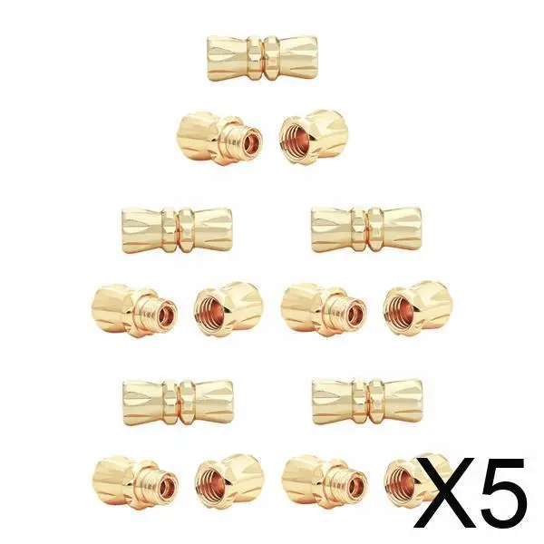 5x10x Screw-in Barrel Clasp Buckles for DIY Jewelry Projects
5x10x Screw-in Barrel Clasp Buckles for DIY Jewelry Projects