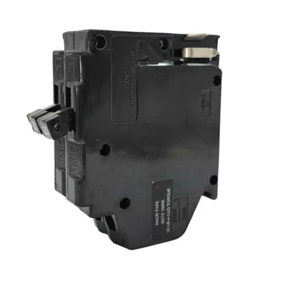 Challenger UBITBA220 - Challenger MH220 Type-A Replacement. Two Pole 20 AMP Clip Circuit Breaker
Challenger UBITBA220 - Challenger MH220 Type-A Replacement. Two Pole 20 AMP Clip Circuit Breaker