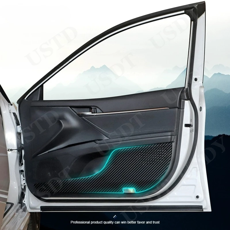 Leather Carbon Fiber Sticker Door Anti Kick Cover For TOYOTA CAMRY 2018 2019 2020 2021 2022 2023 2024 Door Sill Protection Mat
Leather Carbon Fiber Sticker Door Anti Kick Cover For TOYOTA CAMRY 2018 2019 2020 2021 2022 2023 2024 Door Sill Protection Mat