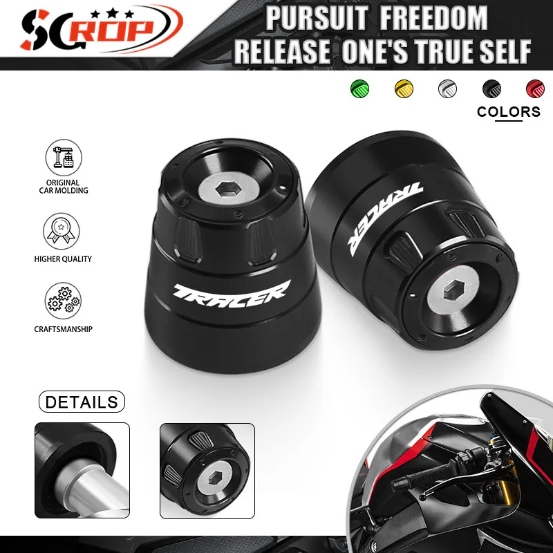 tracer Motorcycle Universal Handlebar End Handle Bar Grips Plug Slider For TRACER Tracer700 Tracer900 CNC Counterweight Cover
tracer Motorcycle Universal Handlebar End Handle Bar Grips Plug Slider For TRACER Tracer700 Tracer900 CNC Counterweight Cover
