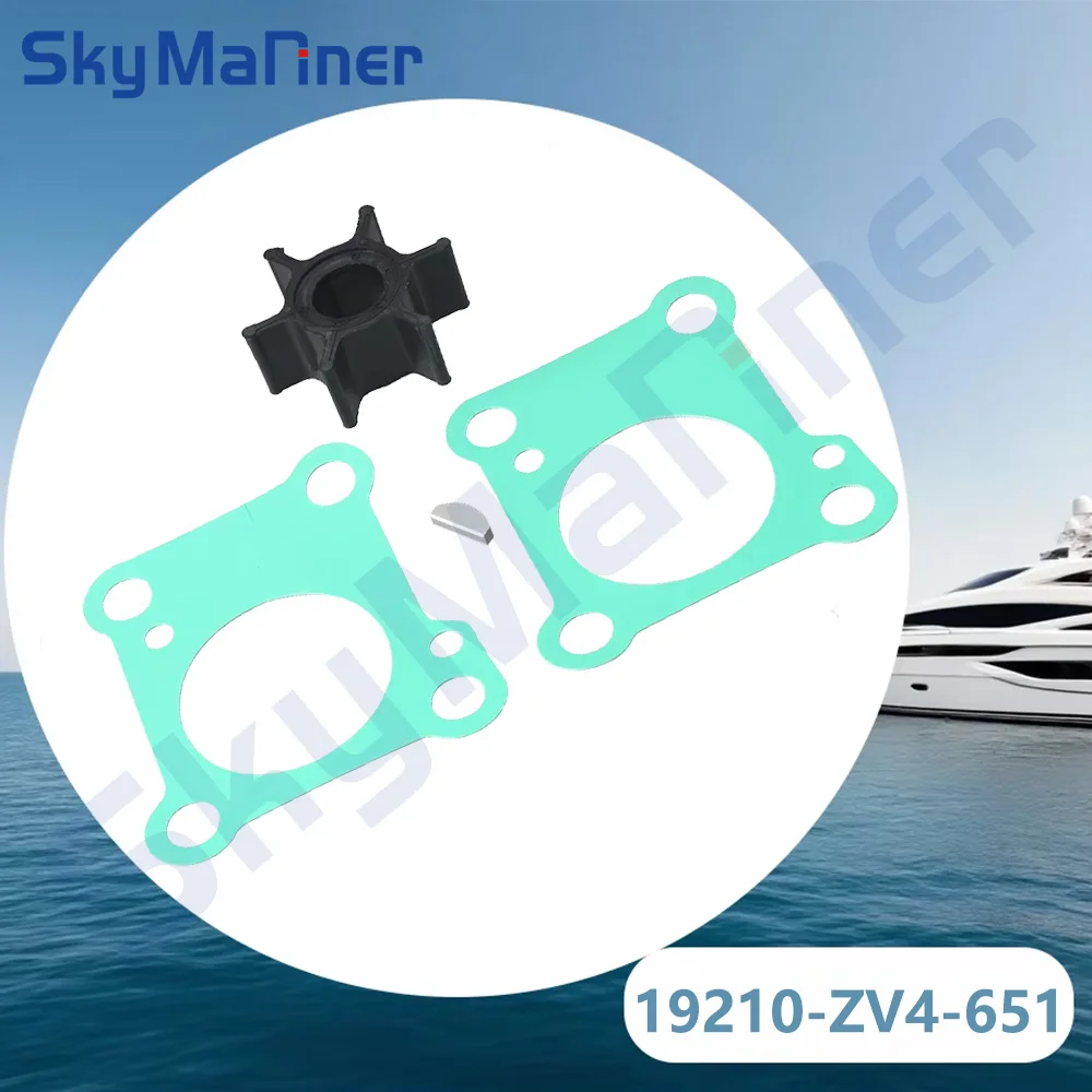 19210-ZV4-651 06192-ZV4-000 Water Pump Impeller Repair Kit For Honda Outboard Motor BF9.9 BF15 9.9Hp 15Hp 4T Aftermarket Parts
19210-ZV4-651 06192-ZV4-000 Water Pump Impeller Repair Kit For Honda Outboard Motor BF9.9 BF15 9.9Hp 15Hp 4T Aftermarket Parts