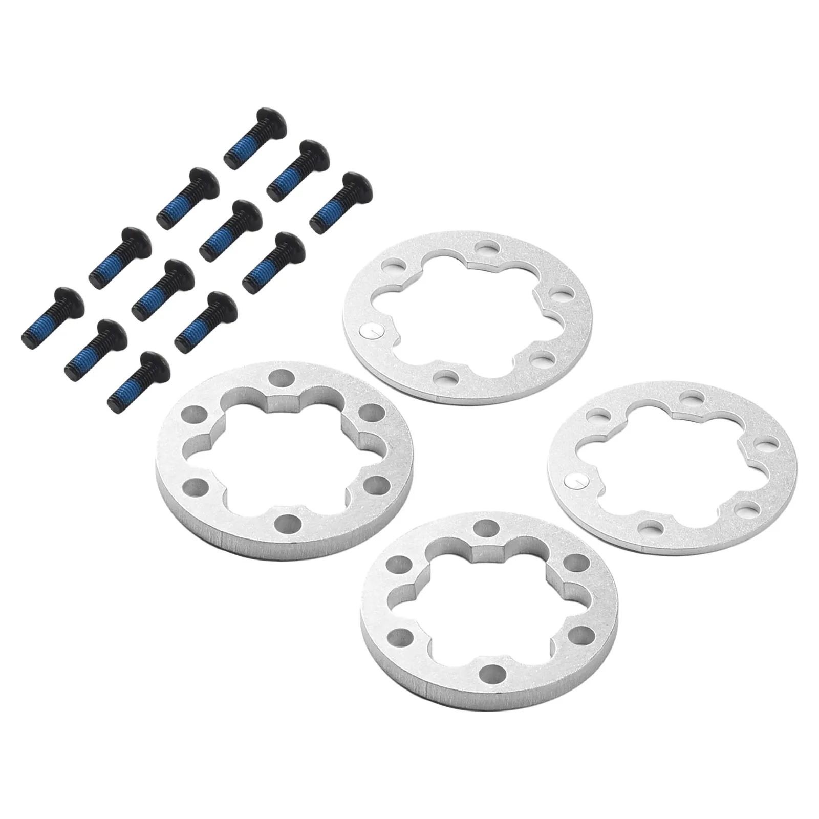 Electric Scooter and E Bike Brake Spacer 4PCS 6 Holes Disc Washers 25mm with Stainless Steel Screws for Disc Maintenance
Electric Scooter and E Bike Brake Spacer 4PCS 6 Holes Disc Washers 25mm with Stainless Steel Screws for Disc Maintenance