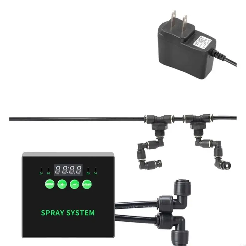 U0DA Reptiles Intelligent Sprays System Fogger Terrariums Humidifier Electronic Timer for Large Capacity Water Tanks
U0DA Reptiles Intelligent Sprays System Fogger Terrariums Humidifier Electronic Timer for Large Capacity Water Tanks