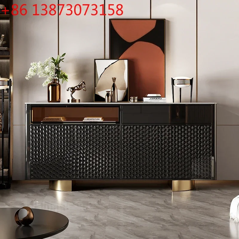 Легкий роскошный обеденный боковой шкаф, постмодернистский минималистичный секретный шкаф для прихожей, перегородка из цельного дерева, каменная плита, краска для выпечки
Легкий роскошный обеденный боковой шкаф, постмодернистский минималистичный секретный шкаф для прихожей, перегородка из цельного дерева, каменная плита, краска для выпечки