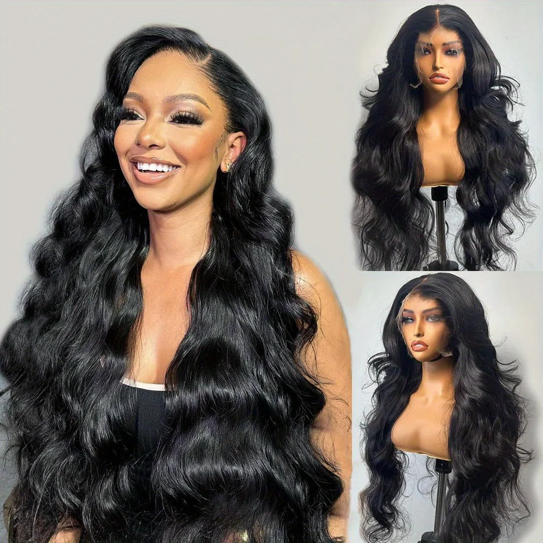 Body Wave Glueless HD Transparent 13x4 Lace Front Wigs Human Hair Black Water Wave 180 200 Denisty Pre Plucked With Baby Hair
Body Wave Glueless HD Transparent 13x4 Lace Front Wigs Human Hair Black Water Wave 180 200 Denisty Pre Plucked With Baby Hair