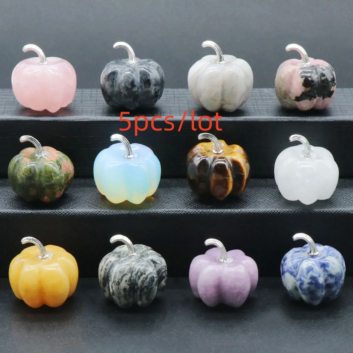 5pc Pumpkin Statue Natural Stones Quartz Crystal Home Decor Healing Energy Carved Crafts DIY Jewelry Room Ornaments Halloween
5pc Pumpkin Statue Natural Stones Quartz Crystal Home Decor Healing Energy Carved Crafts DIY Jewelry Room Ornaments Halloween