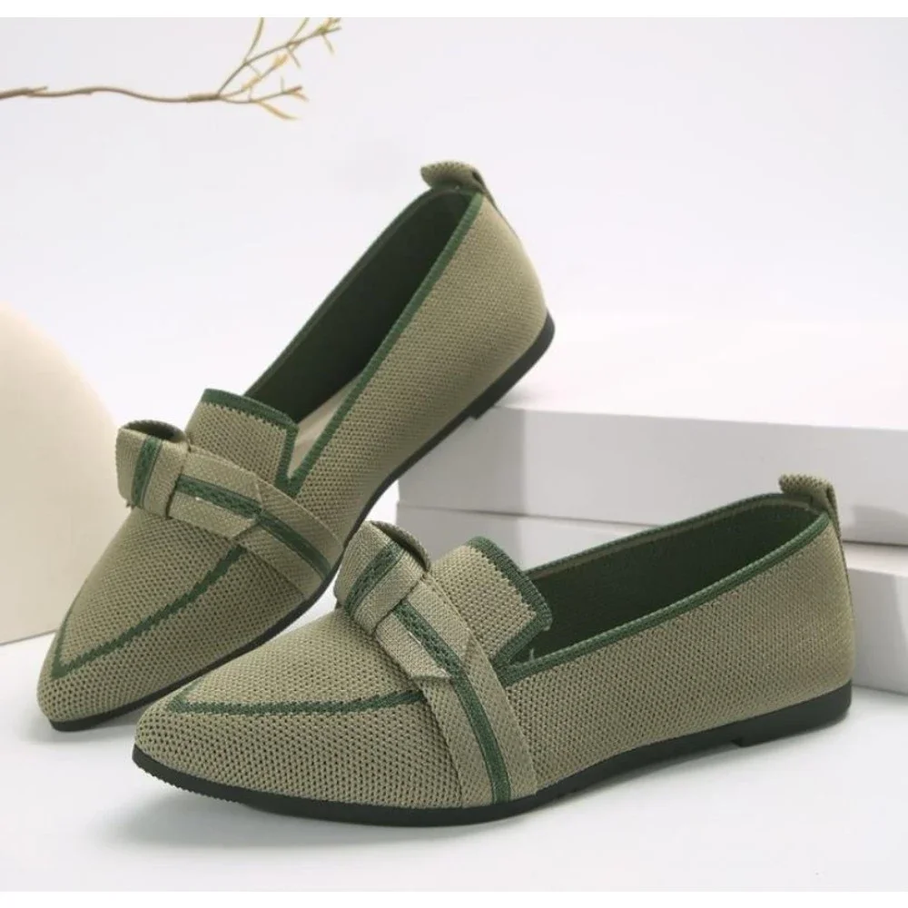 Women's Cloth Shoes Summernew Flat Pointed Flying Woven Shallowmouthbreathable Single Shoes Casual Light Comfortablesingle Shoes
Women's Cloth Shoes Summernew Flat Pointed Flying Woven Shallowmouthbreathable Single Shoes Casual Light Comfortablesingle Shoes