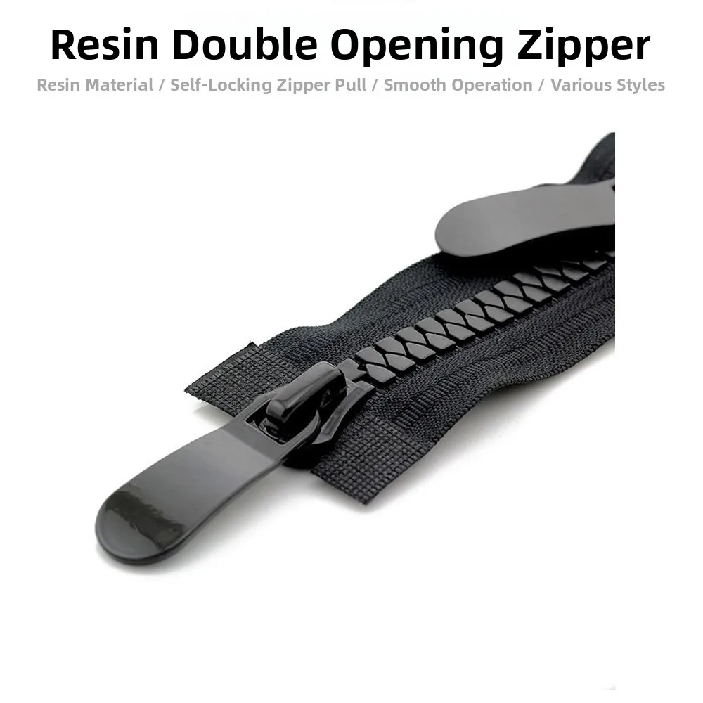 Thickened Double Head Zipper Resin Zipper No.8 for down Jacket Zipper Parts 15 Double Opening Closure Home Sewing DIY Accesso...
Thickened Double Head Zipper Resin Zipper No.8 for down Jacket Zipper Parts 15 Double Opening Closure Home Sewing DIY Accesso...