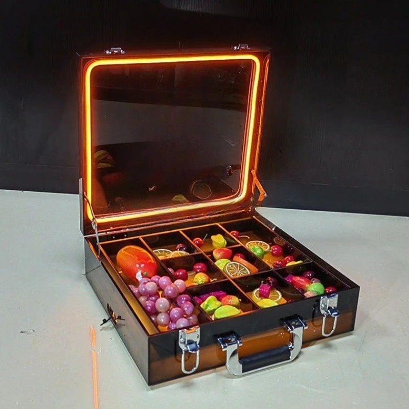 Bar Luminous Fruit Plate Rack Grid Fruit Plate Snack Plate
Bar Luminous Fruit Plate Rack Grid Fruit Plate Snack Plate