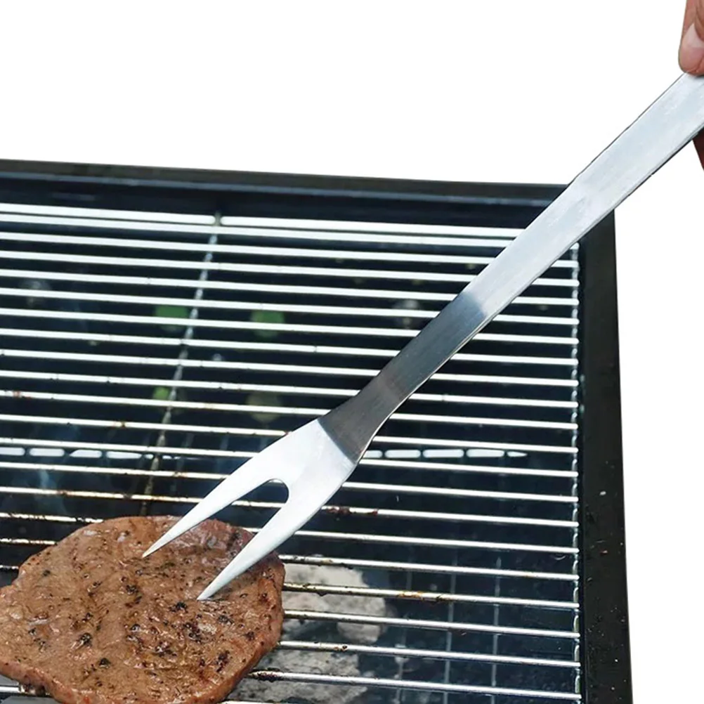2Pcs Stainless Steel Barbecue Forks Long Handle Durable Multipurpose Meat Forks for Bbq Roasting Sticks Bbq Tools
2Pcs Stainless Steel Barbecue Forks Long Handle Durable Multipurpose Meat Forks for Bbq Roasting Sticks Bbq Tools