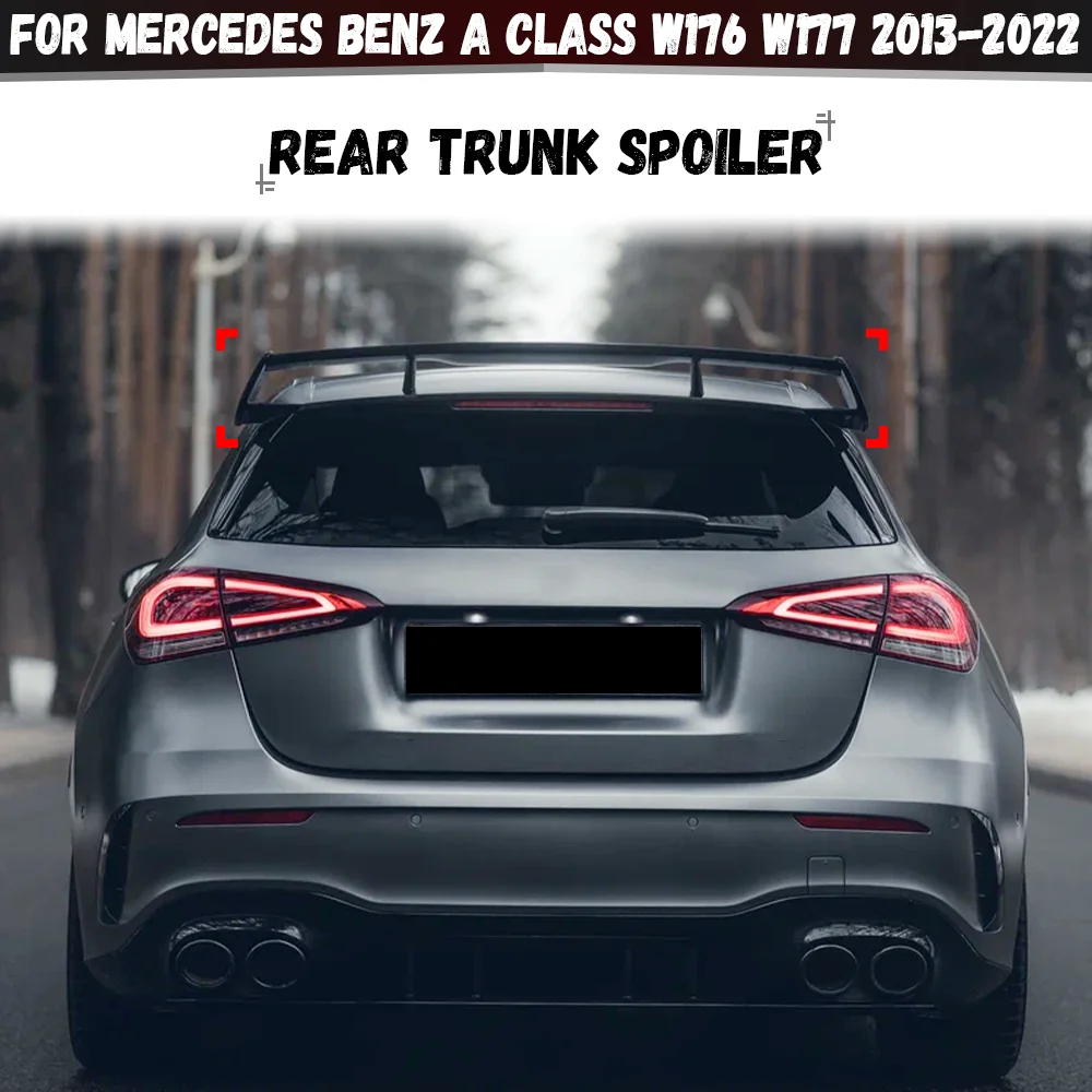 For Mercedes Benz A Class W176 W177 2013-2022 A180 A200 A250 A260 Rear Spoiler Gloss Black Car Rear Top Tali Wing Bodykits
For Mercedes Benz A Class W176 W177 2013-2022 A180 A200 A250 A260 Rear Spoiler Gloss Black Car Rear Top Tali Wing Bodykits