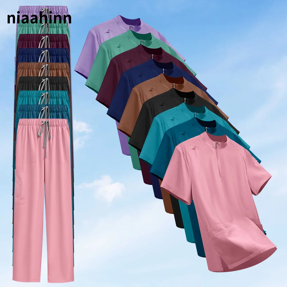Hospital Doctor Costume Women Pet Clinic Casual Nurse Working Clothes Suits Health Carer Nursing Suit Medical Uniforms Wholesale
Hospital Doctor Costume Women Pet Clinic Casual Nurse Working Clothes Suits Health Carer Nursing Suit Medical Uniforms Wholesale