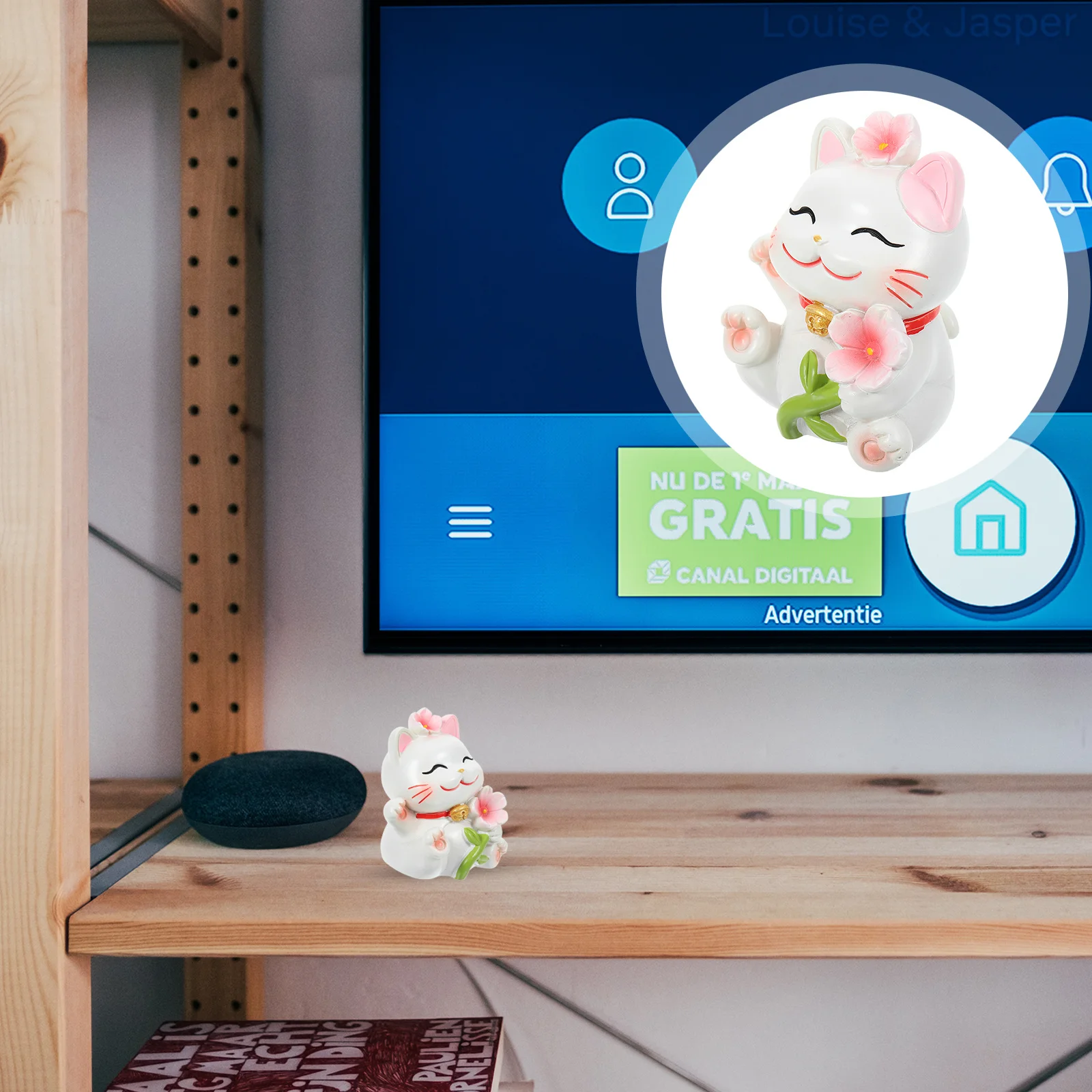 Auspicious Fortune Cat Ornament Desktop Resin Lucky Cats Decoration for Home Office Car Interior Lucky Cats Ornament 
Auspicious Fortune Cat Ornament Desktop Resin Lucky Cats Decoration for Home Office Car Interior Lucky Cats Ornament